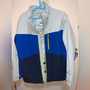 Preowned Grey and blue men Columbian jacket size xl